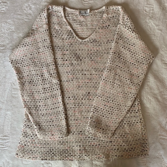 Reba Rose Knit Cotton Sweater - Picture 2 of 3